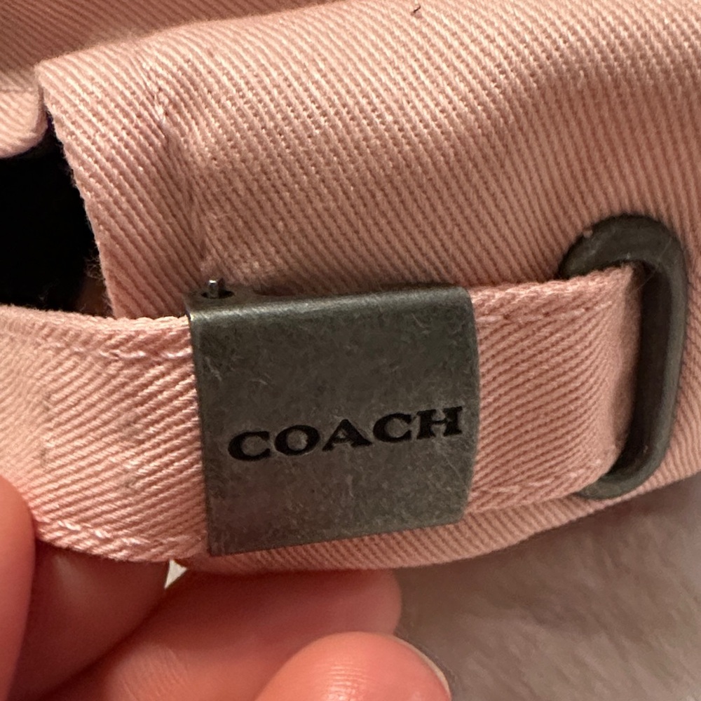 Coach Pink Baseball Cap View 5